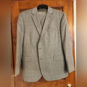 Stafford Travel Stretch Plaid Suit